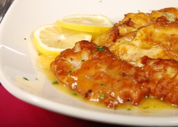 What is a simple and quick chicken Francaise recipe for two?