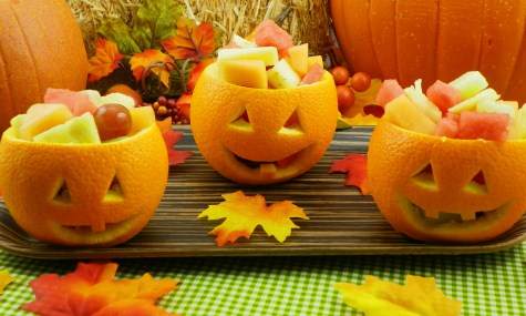 Halloween Jack O Lantern Fruit Salad Recipe Halloween Jack O Lantern Fruit Salad Recipe