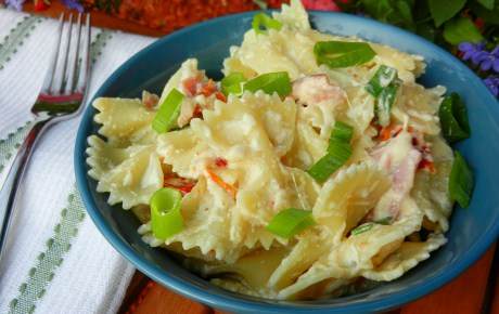 Ham and Cheese Pasta pasta-w-ham-dried_tomatoes-and-cheese