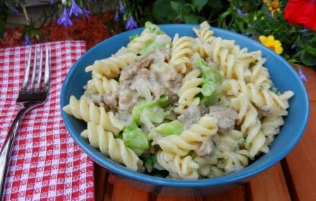 Sausage and Broccoli Pasta recipe sausage-and-broccoli-pasta-skillet