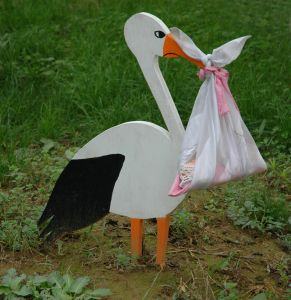 We don't come from Storks silly!
