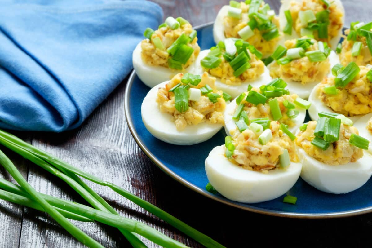 deviled eggs