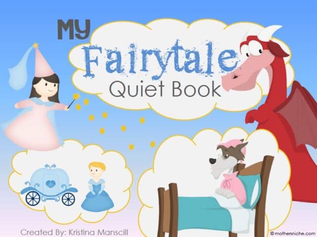 fairytale quiet book template