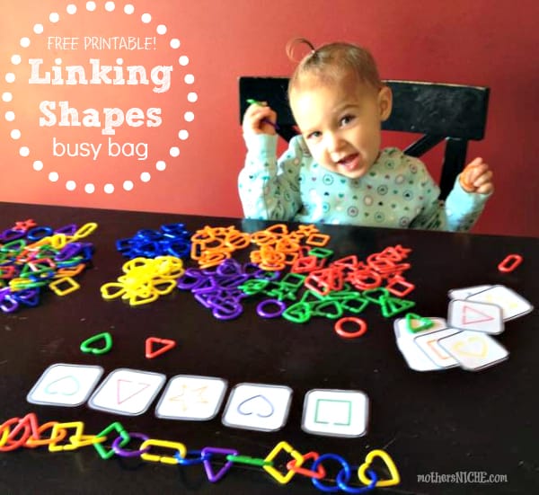linking shapes free printable