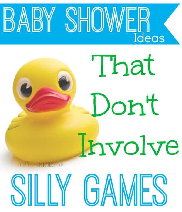 Non Game Baby Shower Ideas