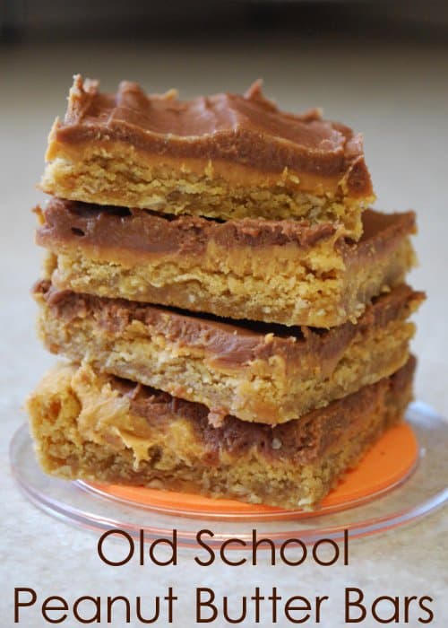 Old School Peanut Butter Bars