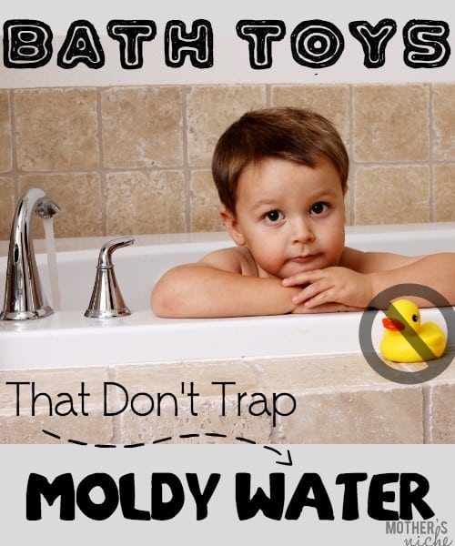 Don't buy bath toys that have holes in them. They will likely grow mold!
