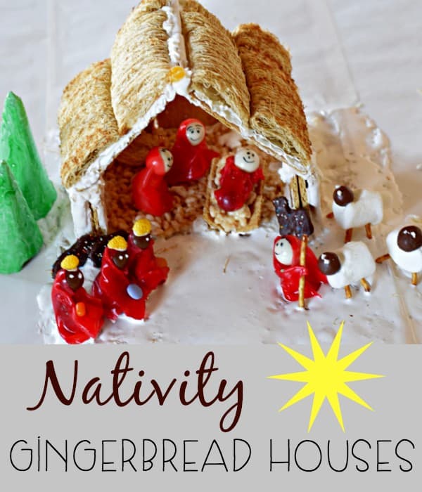Nativity Gingerbrad Houses are Such a fun way to celebrate the true meaning of Christmas