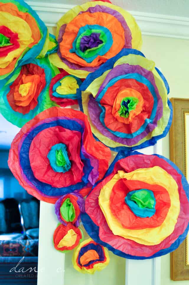 Tissue Paper Flowers