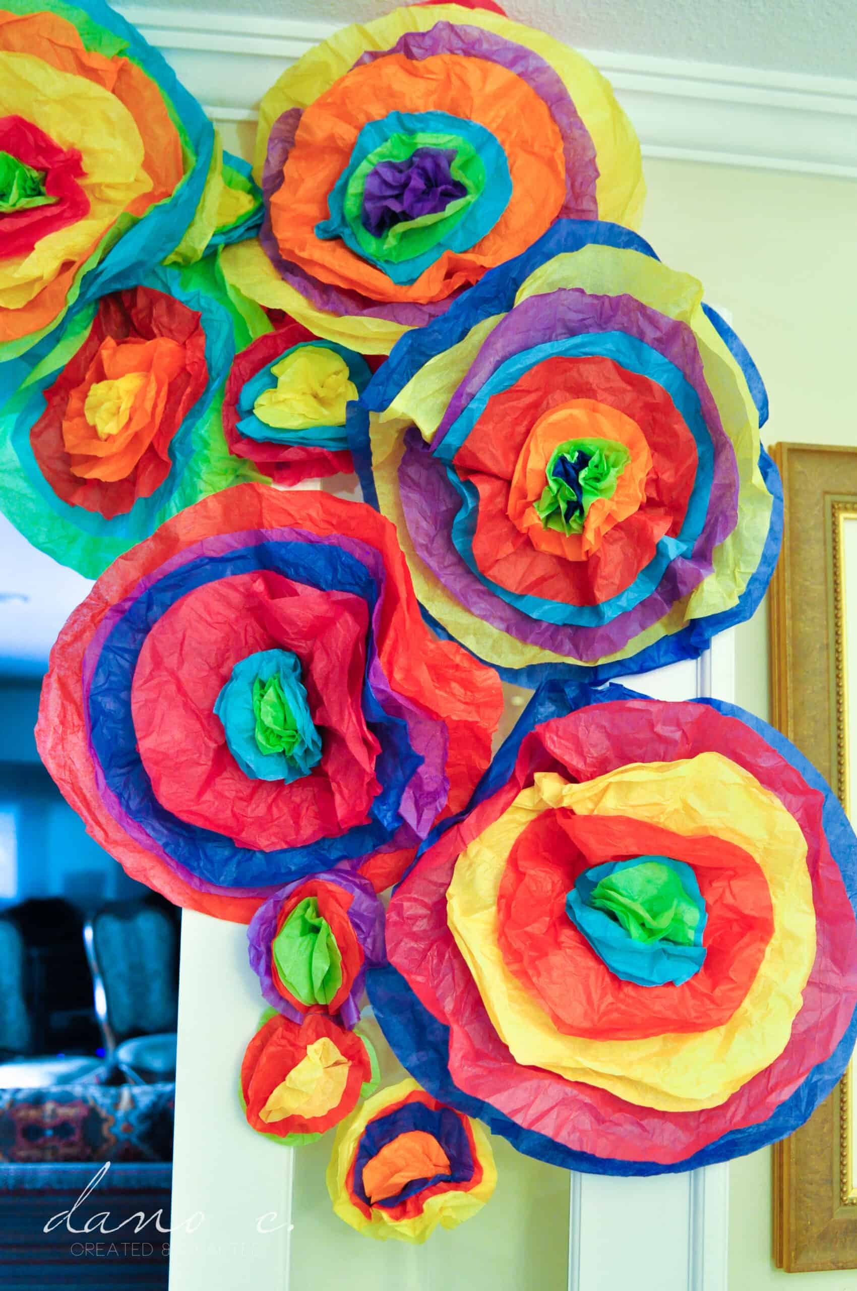 Tissue Paper Flowers