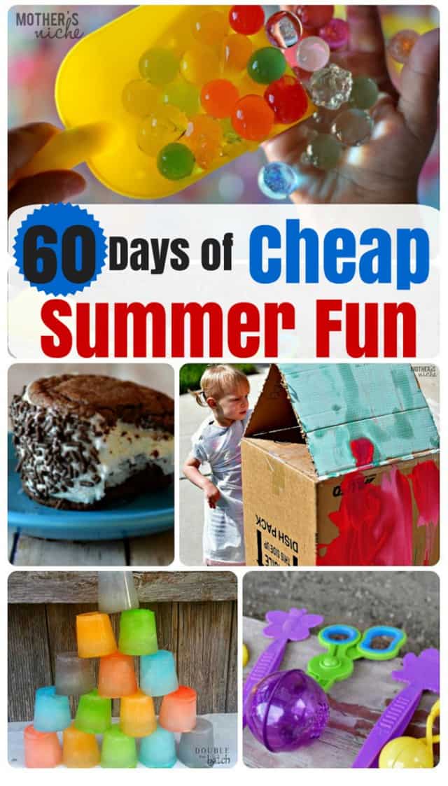the summer isn't over yet! Here are some great ideas for cheap summer fun!