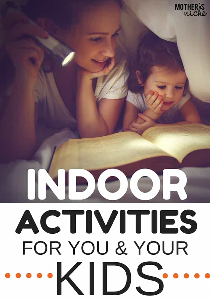 So many fun indoor activities to enjoy with the kids during winter, or rainy summer days!