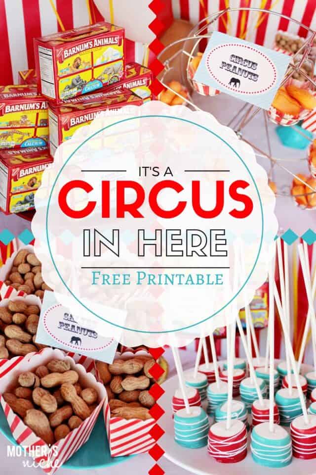 Circus Party with Printables