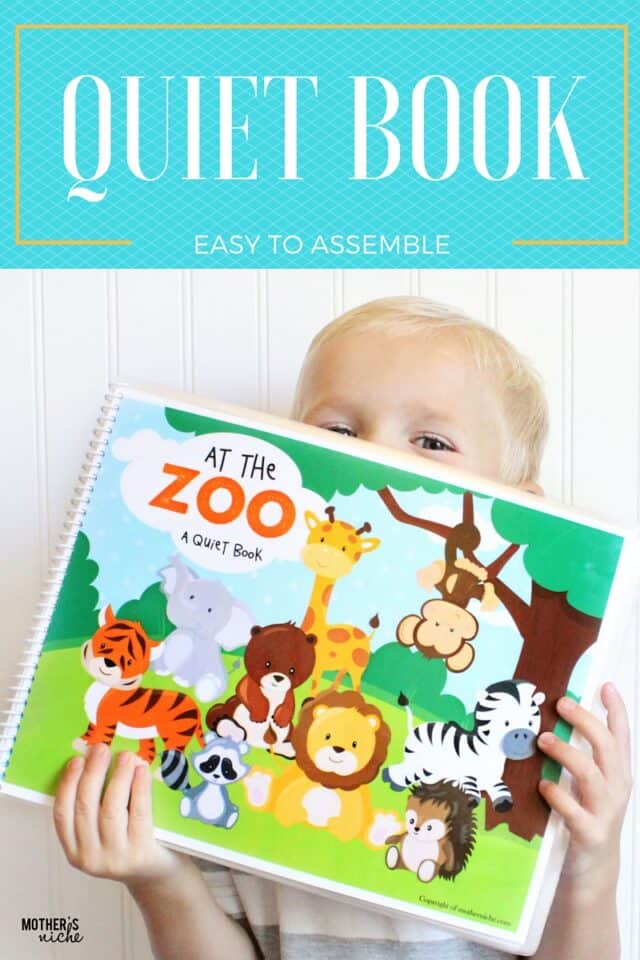 Printable Zoo Quiet Book: So fun and easy to assemble!