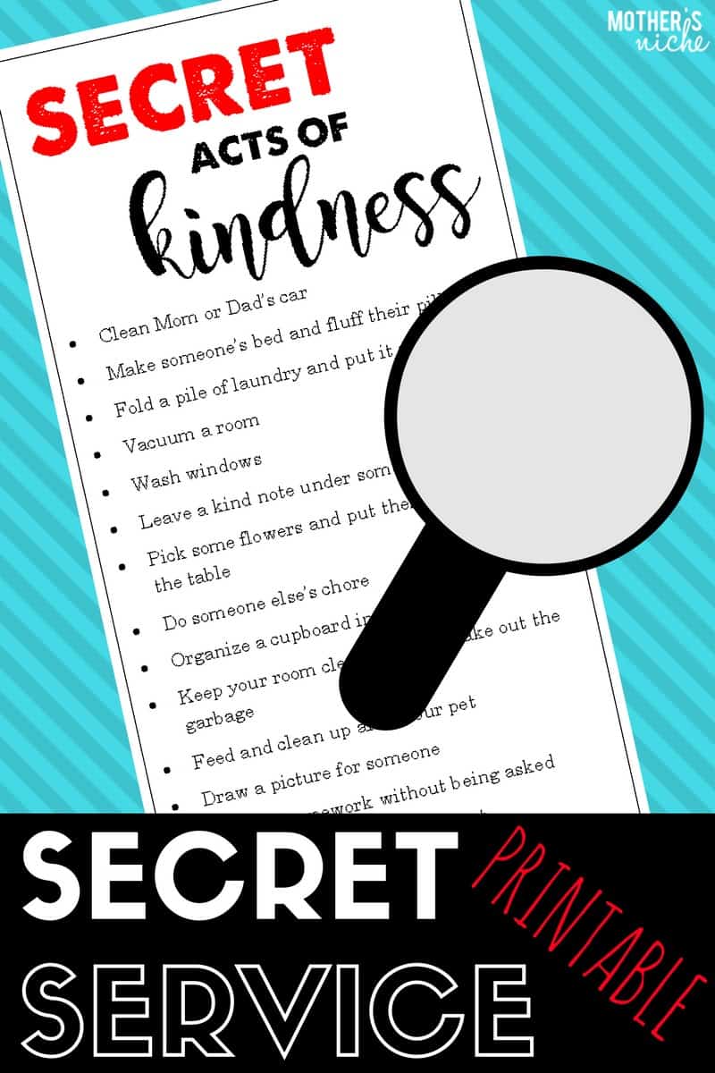 Secret acts of kindness