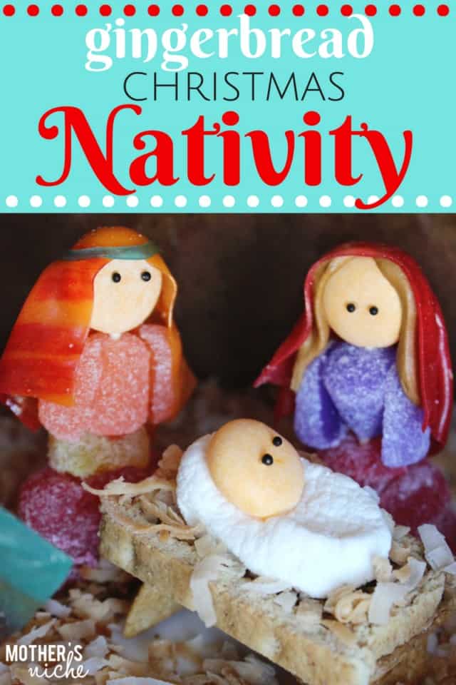 Easy and Adorable GINGERBREAD NATIVITY