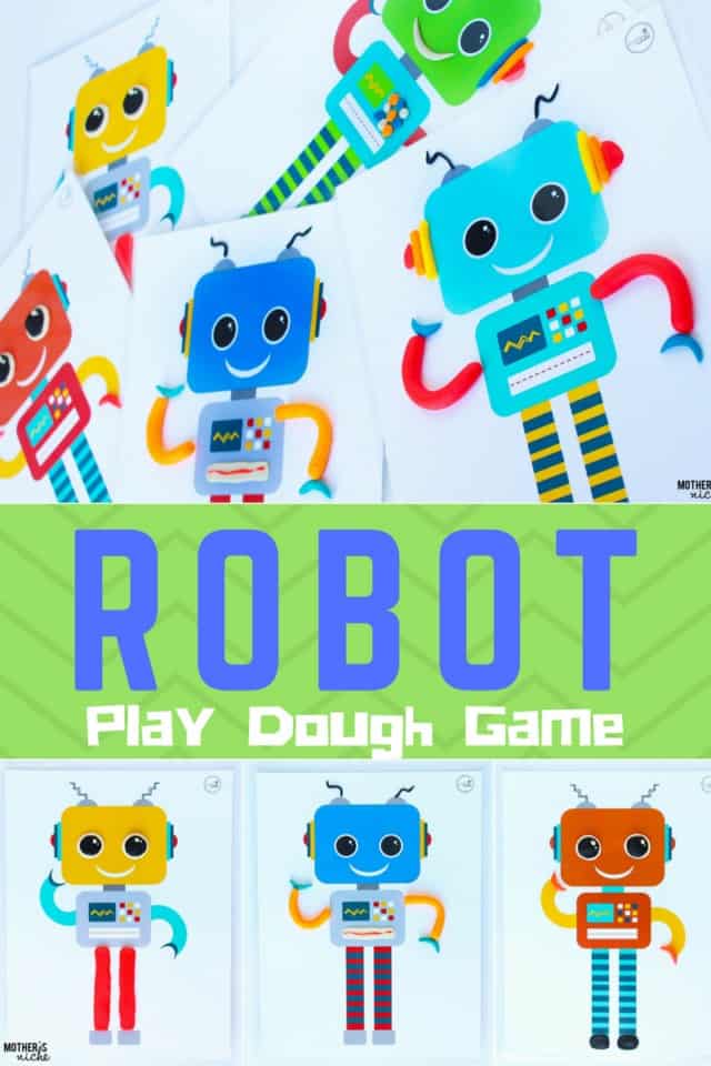 ROBOT Play Dough Games for kids