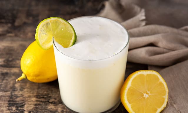 Change your life and change your summer with this Chik-fil-A Frosted Lemonade copycat Recipe, Alcohol - Drink, Bitter Ale, Bottle, Citrus Fruit, Cocktail