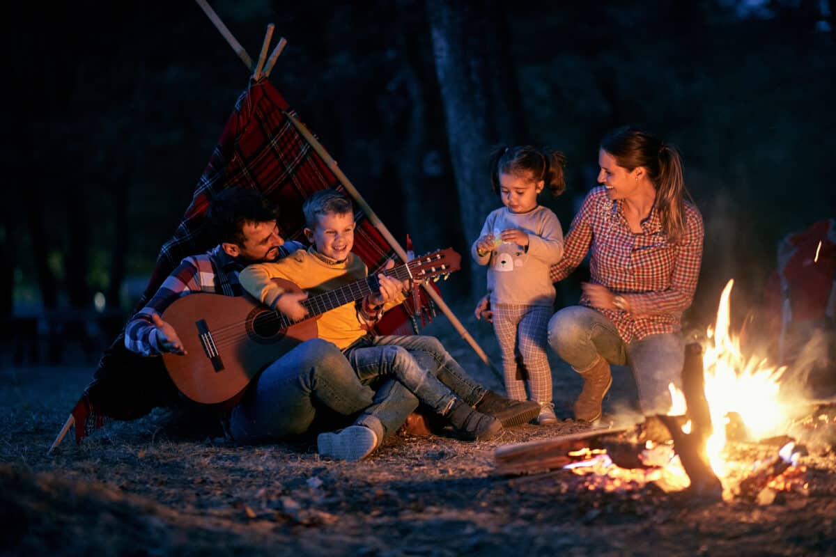 family camping