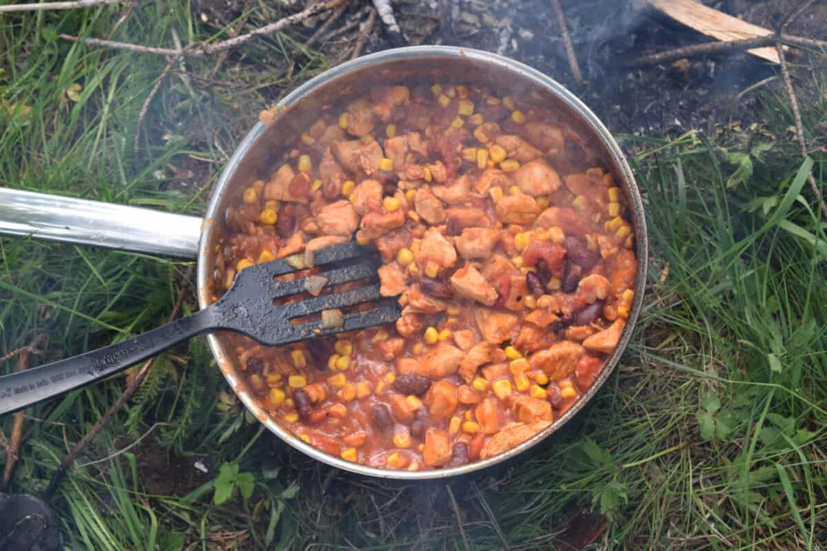camp stew is a great family camping meal