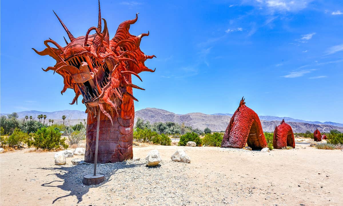 dragon near Anza-Borrego Desert State Park