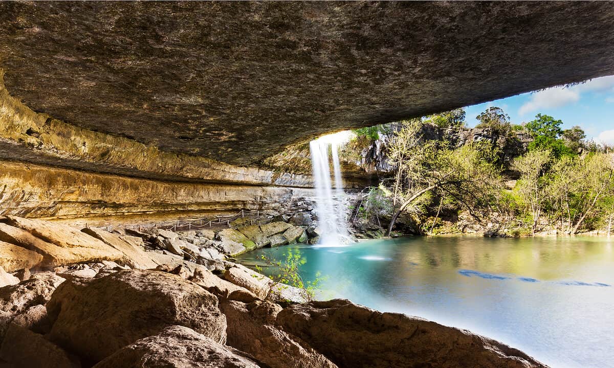 Hamilton Pool Preserve is a great day trip from Austin