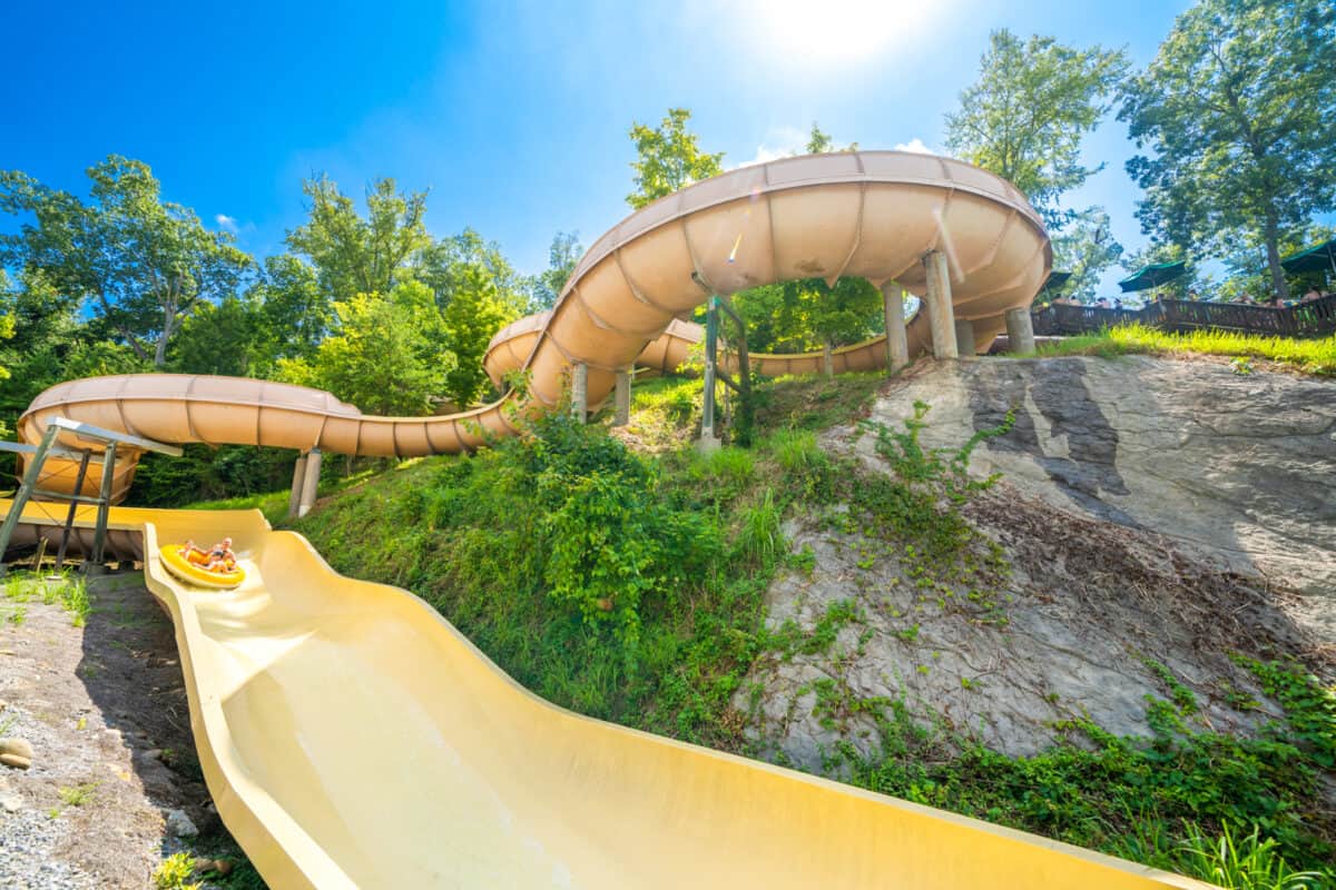 Raging River Rapids at Dollywood Splash Country