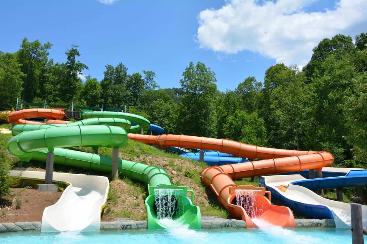 Wild River Falls at Dollywood Splash Country