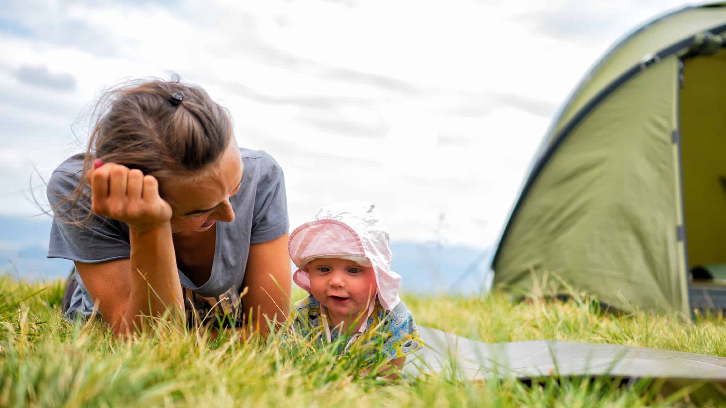 camping baby