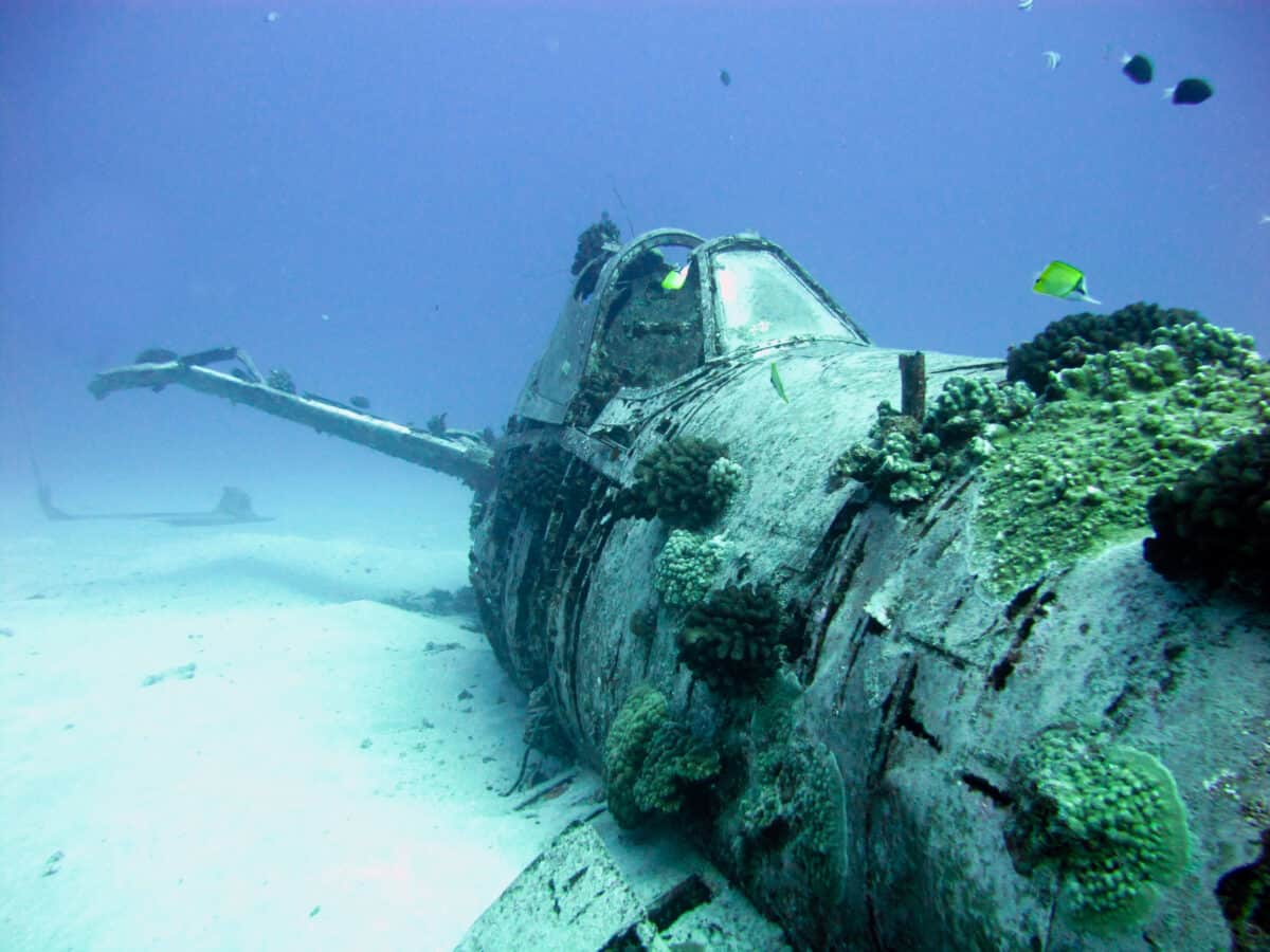 Corsair plane site