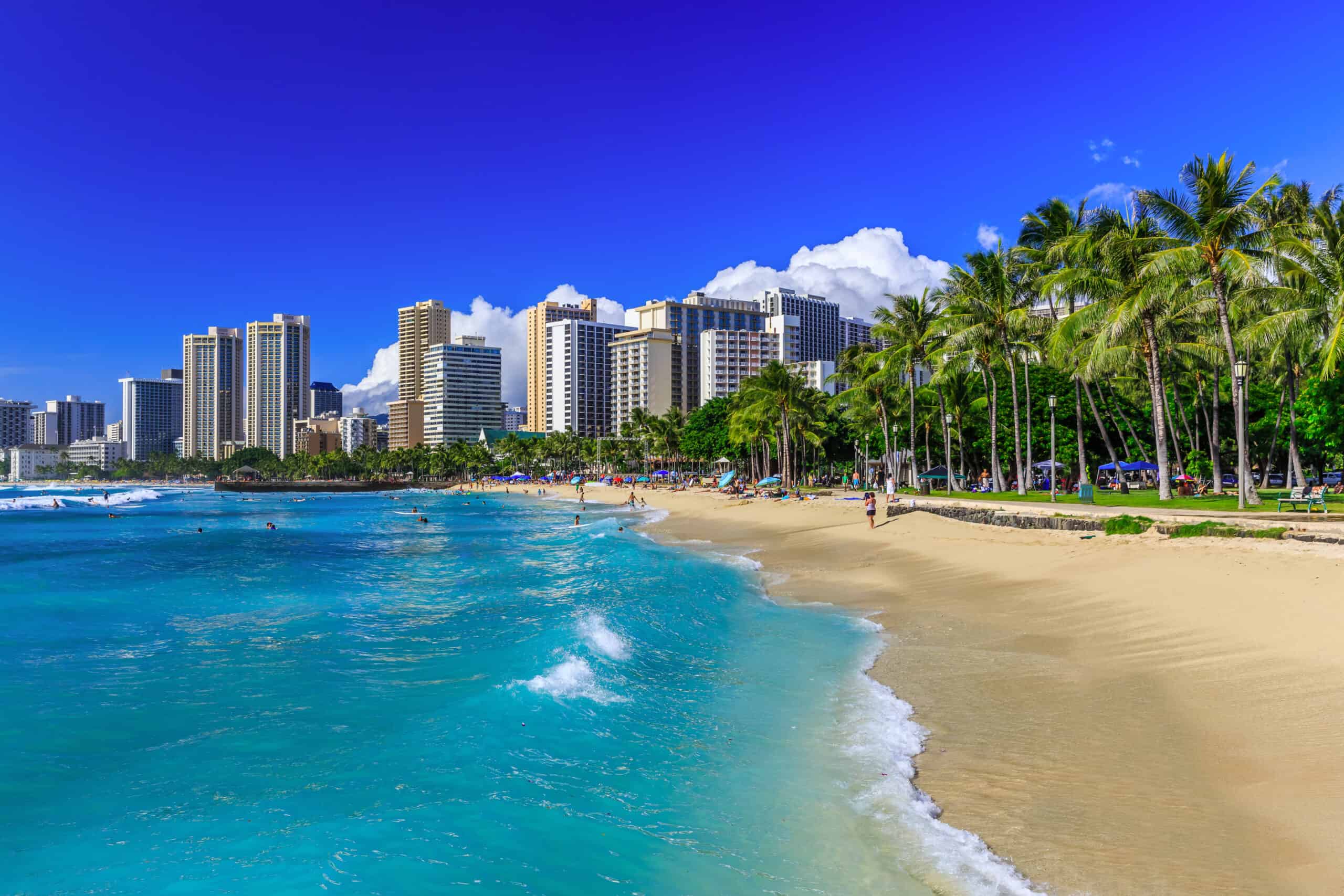 Waikiki Beach in Oahu