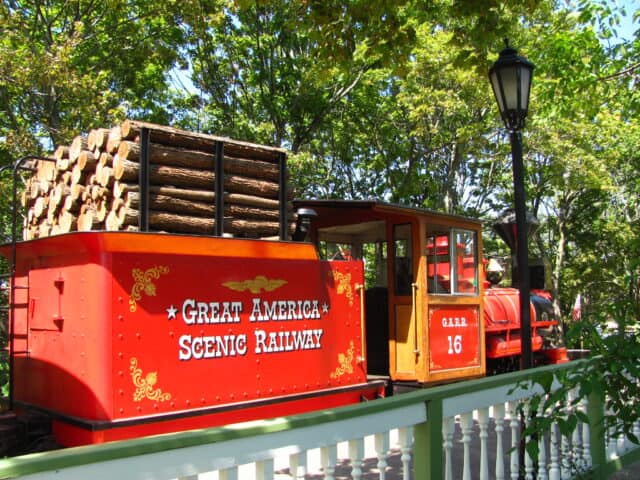 six flags great america great american scenic railway