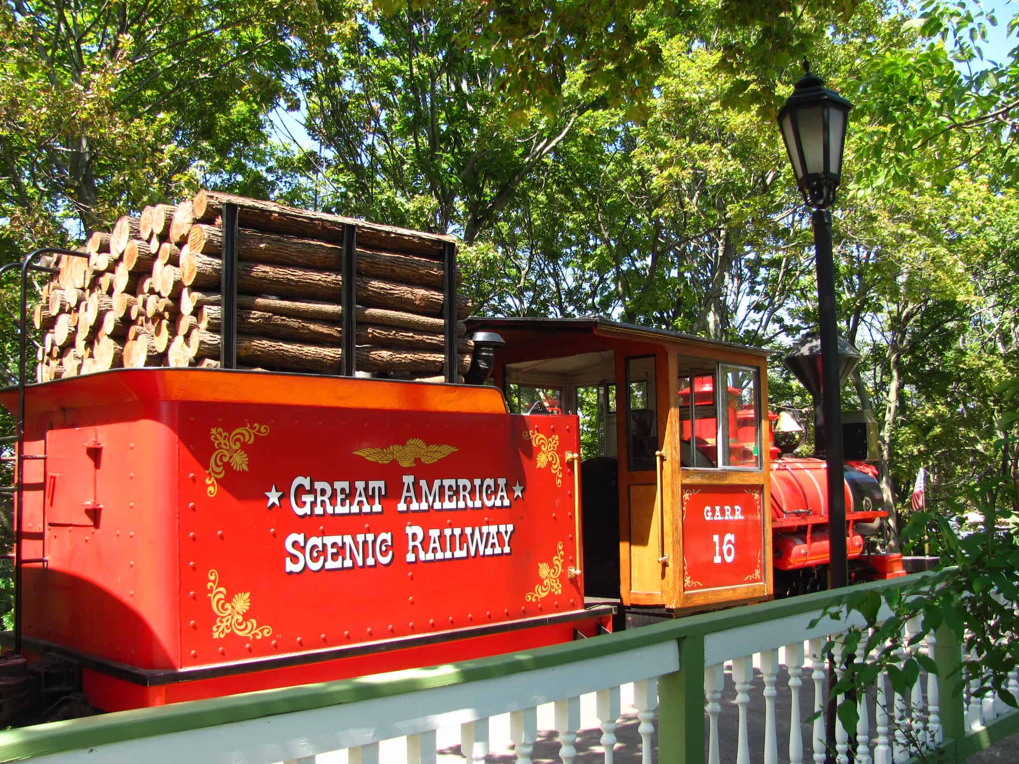 six flags great america great american scenic railway