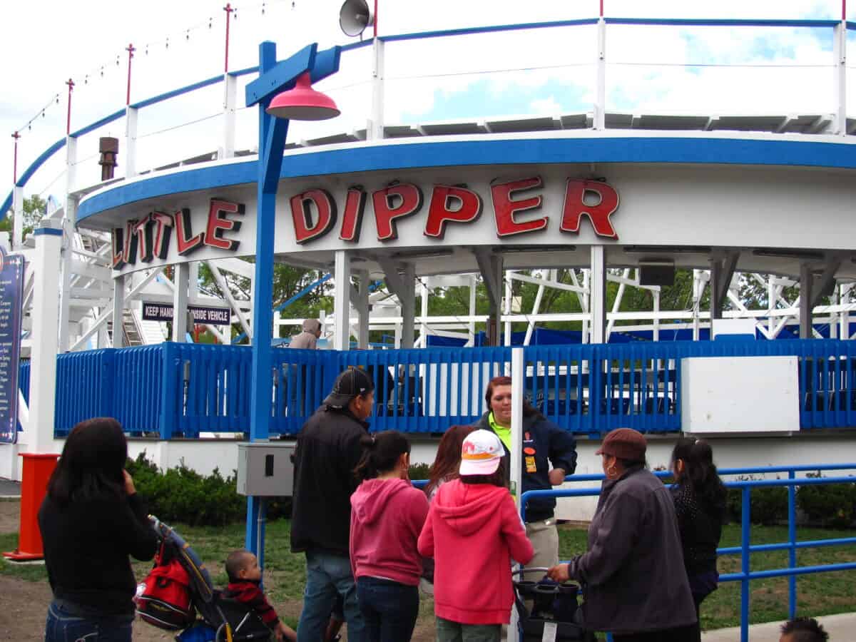 Little Dipper — one of the best slow rides at Six Flags Great America