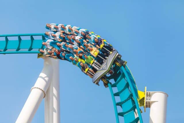 Fury coaster at Six Flags Great America