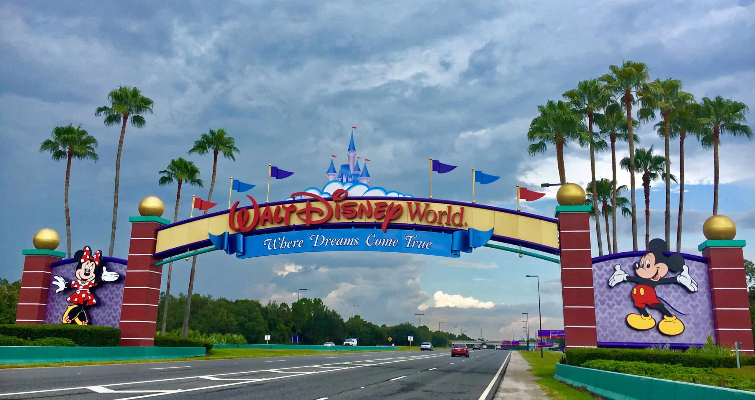 Disney World front entrance