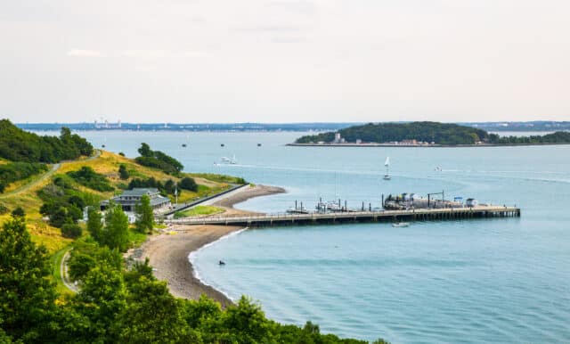 Spectacle Island in Boston Harbor