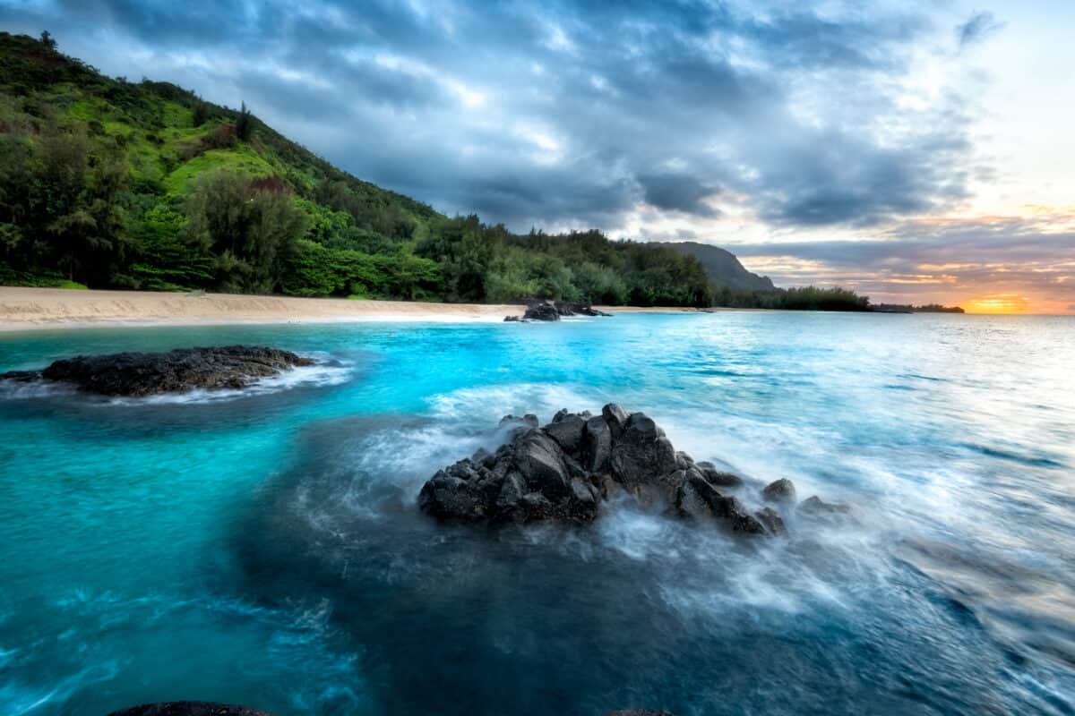 Secret Beach, also known as Kauapea Beach, is one of the best beachs on Kauai.