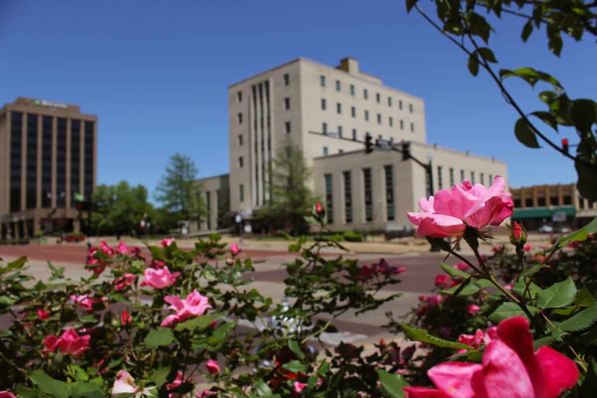 Seeing tyler texas courthouse with roses is one of many great day trips from Dallas.
