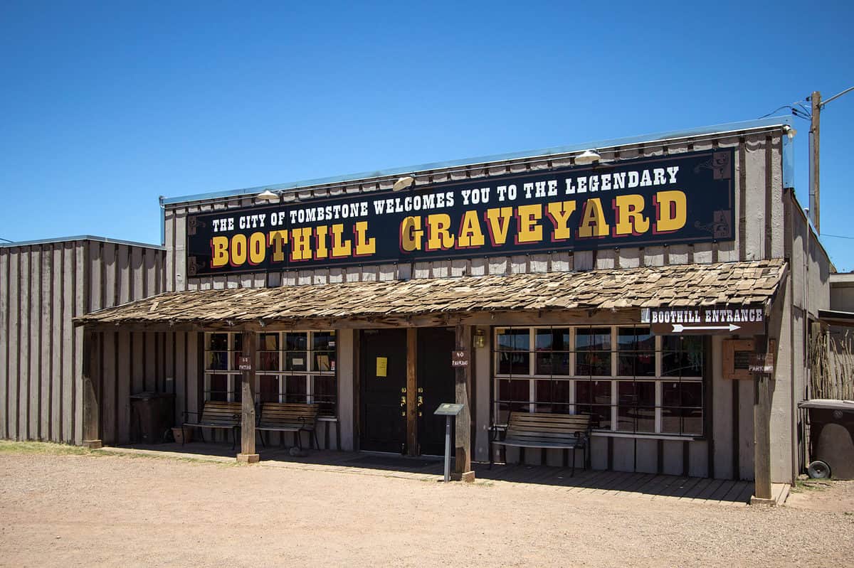 Check out the final resting place of some of the most notable outlaws in history at Boothill Graveyard.