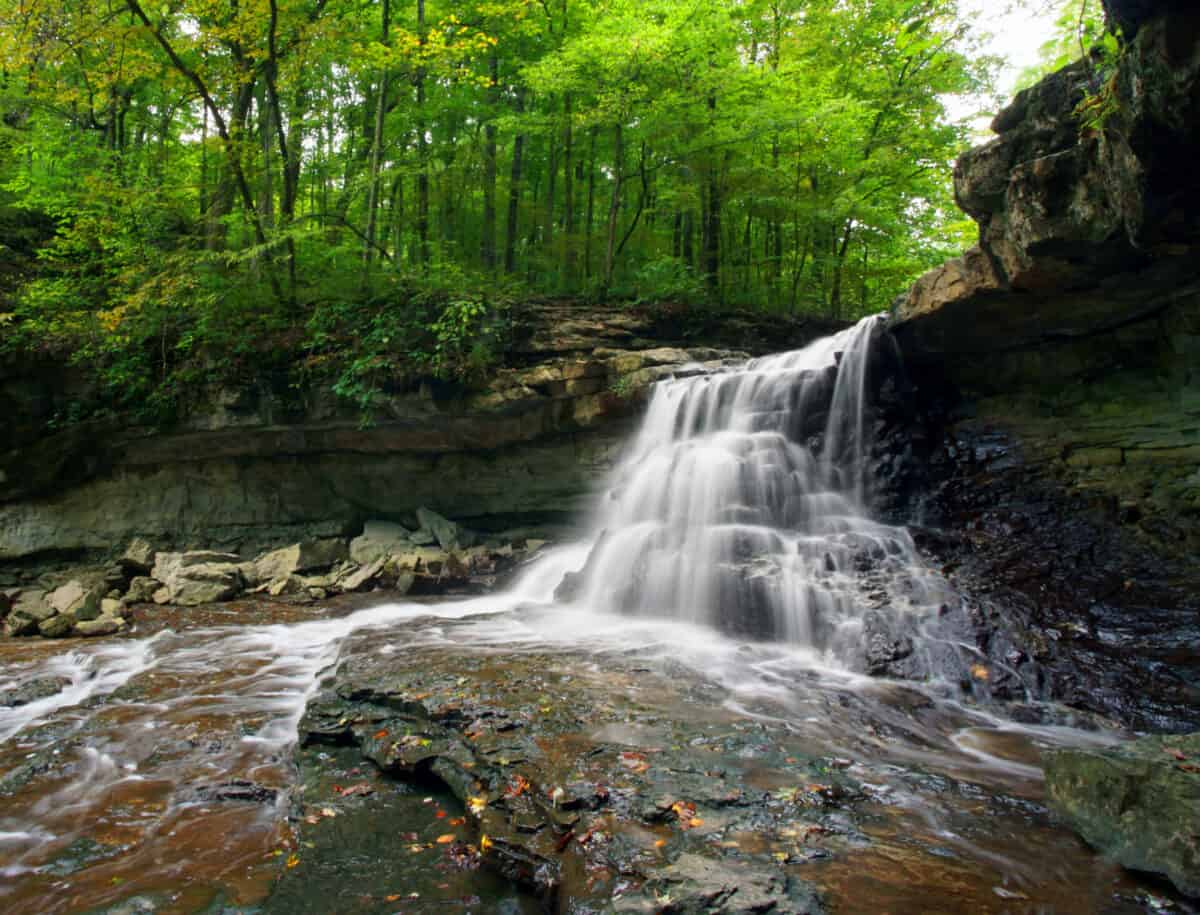 McCormick's Creek State Park is in Bloomington, one of many great day trips from Indianapolis.