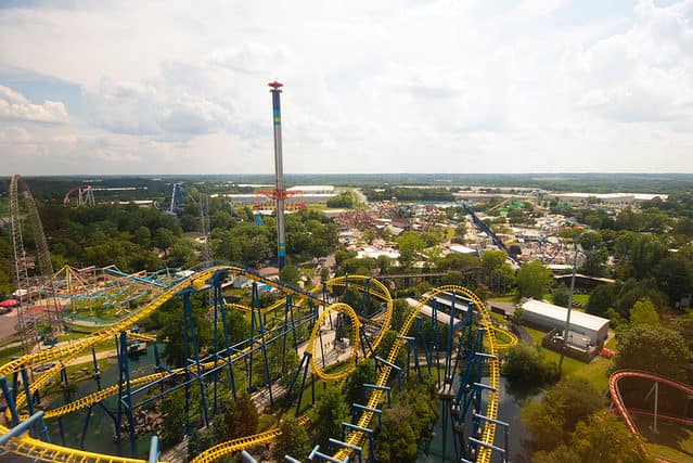 carowinds theme park in Charlotte, NC
