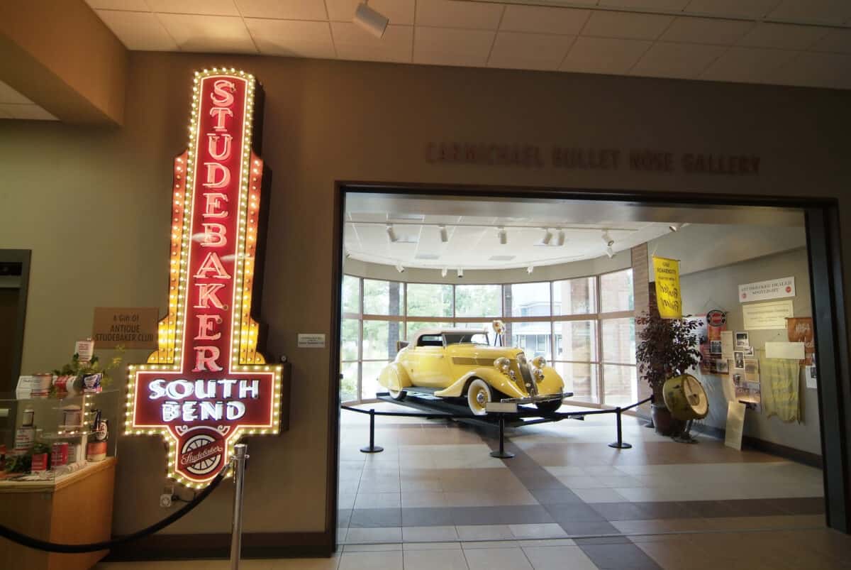 The Studebaker Auto Museum is in South Bend, one of many great day trips from Indianapolis.