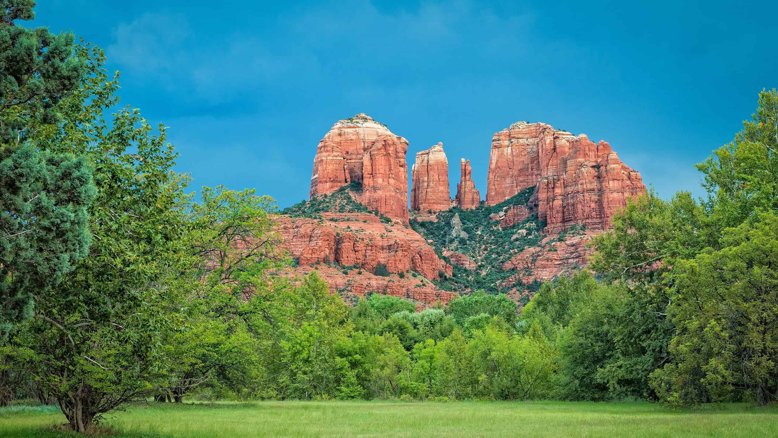 red rock formation at Coconino National Forest