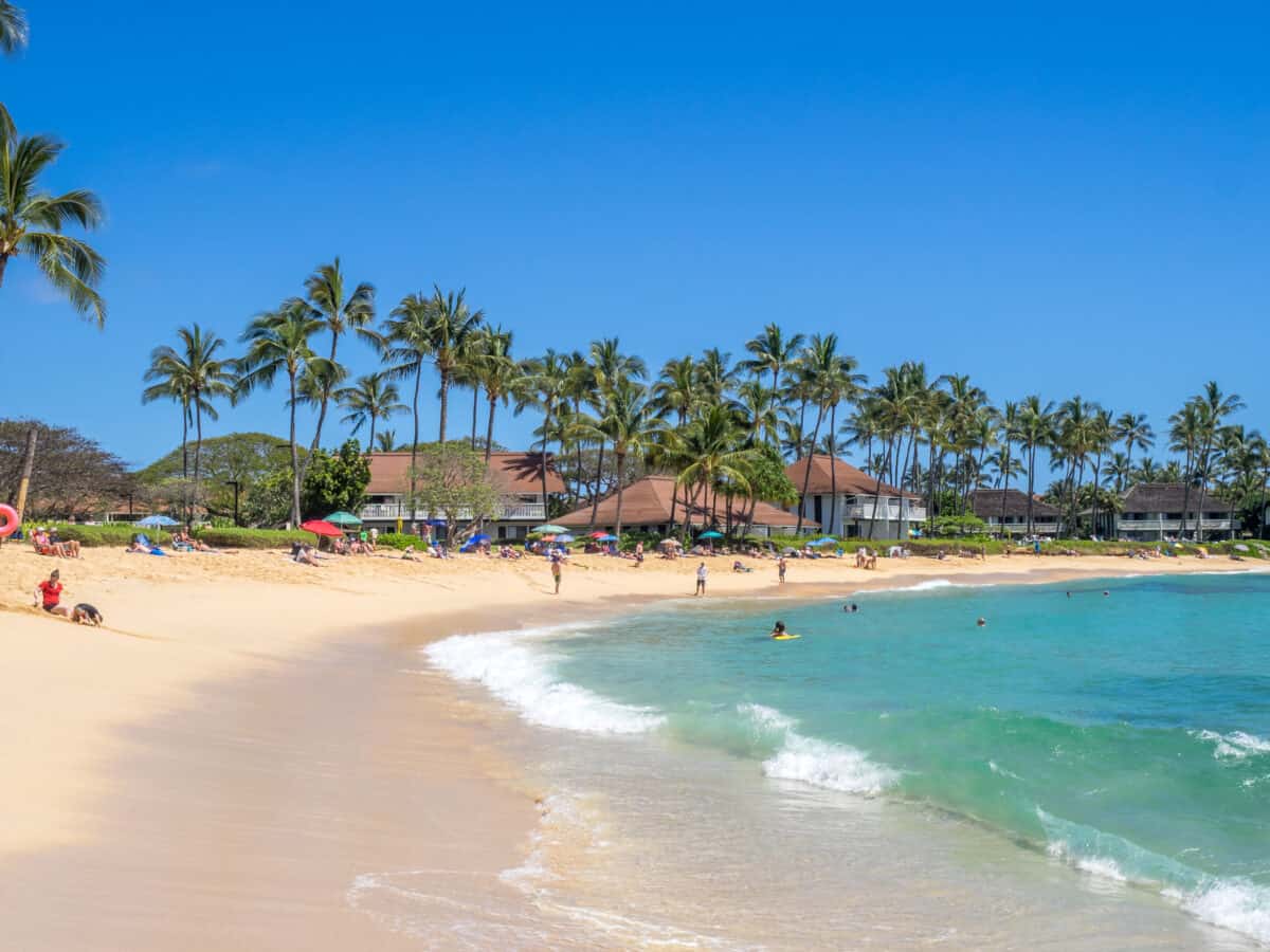 Poipu Beach is one of the best beaches on Kauai.