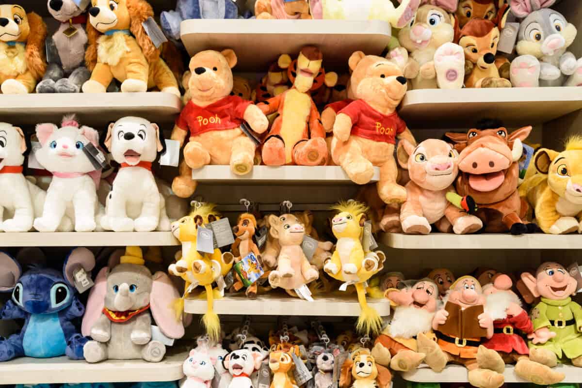 Disney plush toys are one of the things you must buy at Disneyland.