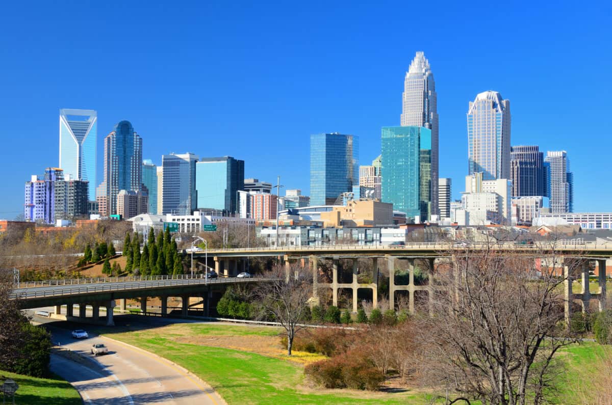 Charlotte NC skyline