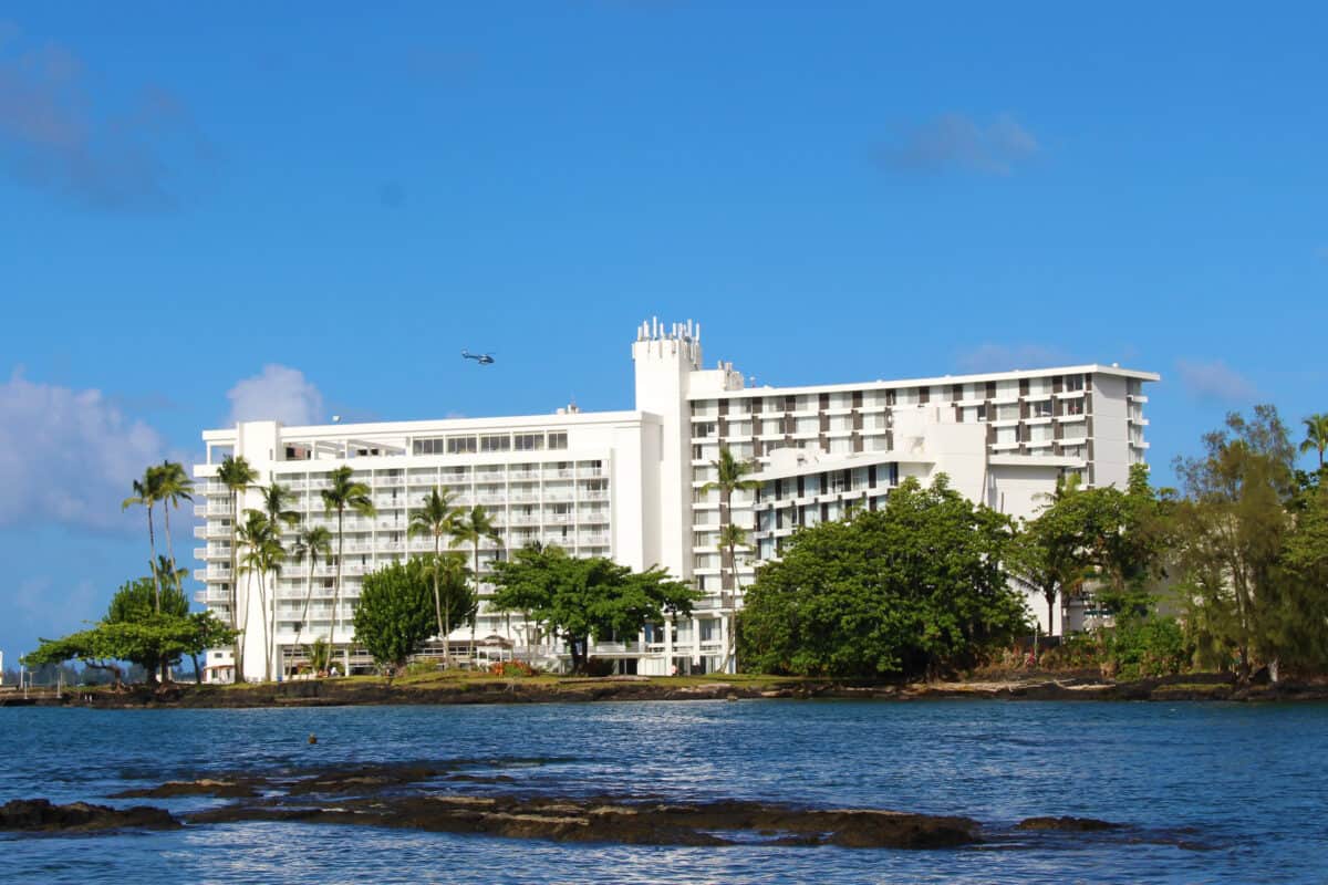 The Grand Naniloa Hotel is a family-friendly resort on Hawaii