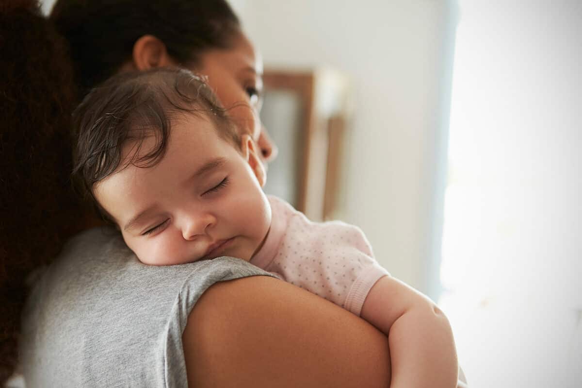 4 month old baby sleeping