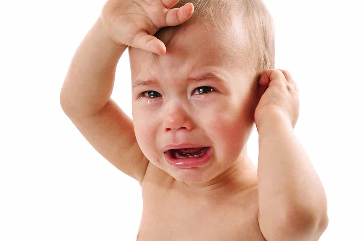 Baby Tugging on Ear - Soothe a Teething Baby